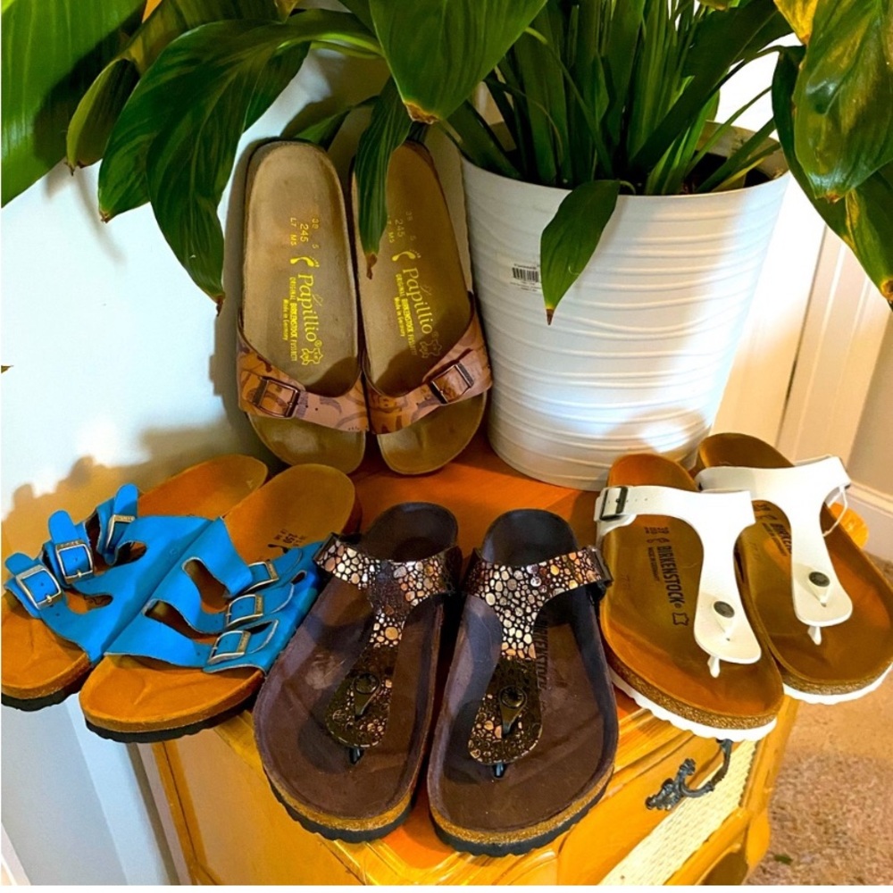 Birkenstock Betula, & Gizehs never worn size 39 (USA 9)